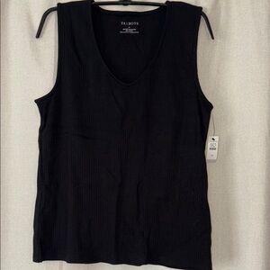 Talbots Black Sleeveless Tank Top